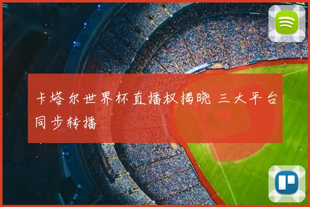 卡塔尔世界杯直播权揭晓 三大平台同步转播