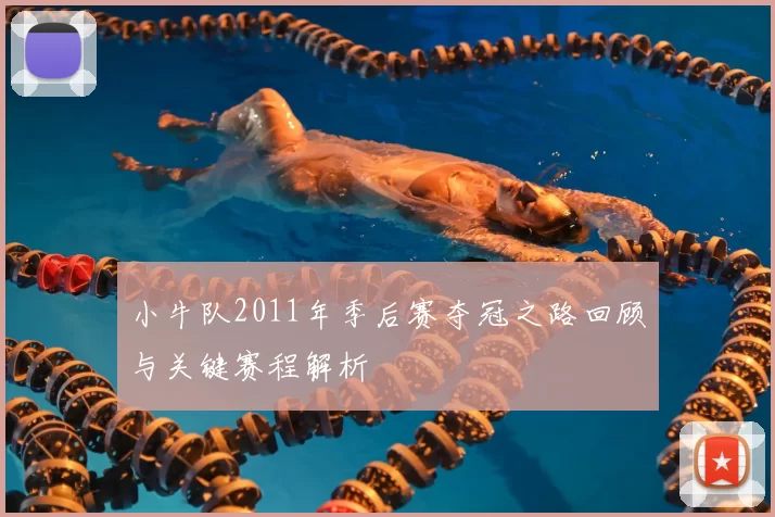 小牛队2011年季后赛夺冠之路回顾与关键赛程解析